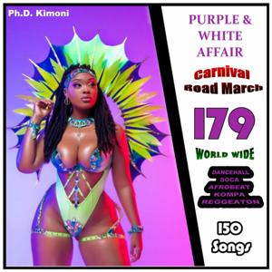 PhD Kimoni White & Purple Affair Carnival Road March 2023 Vol. 179