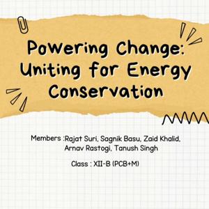 Powering Change: Uniting for Energy Conservation