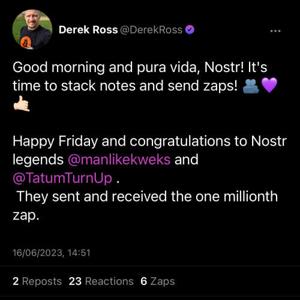 #1millionzaps