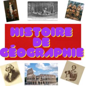 Histoire de Géographie