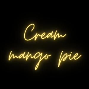奶油芒果派