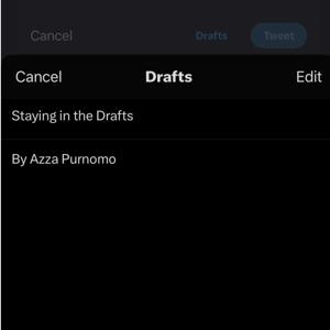 Staying in the Drafts