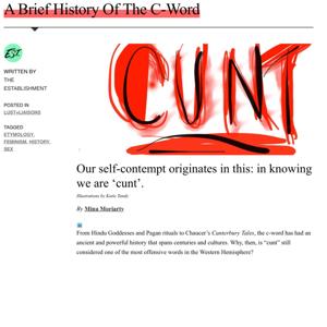 I’m a cunt