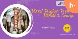 Find flights from Denver to Chicago