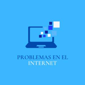 PROBLEMAS EN EL INTERNET.