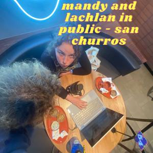 Mandy and Lachlan in Public