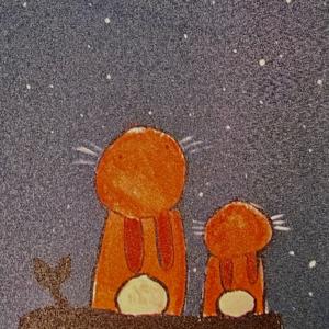 星空下的兔子