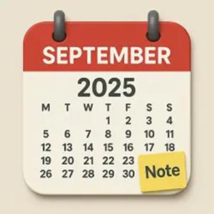 September 2025 Calendar