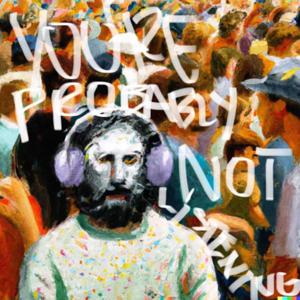 You're Probably Not Listening