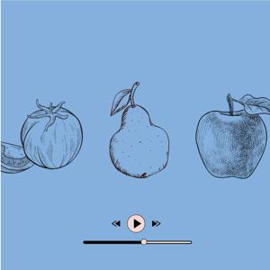 Tomate, pera y manzana