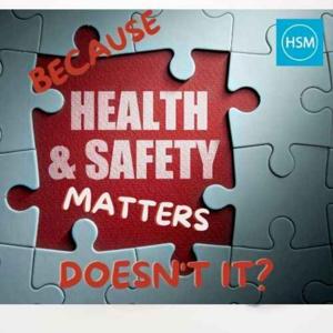 Because Health and Safety Matters....Doesn't It?