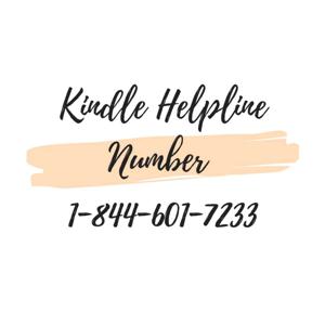 KIndle Customer Service 1-844-601-7233 Number