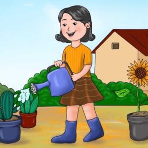 Vika Suka Berkebun