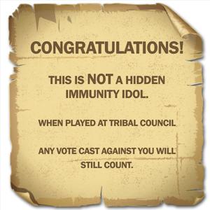This Is Not A Hidden Immunity Idol