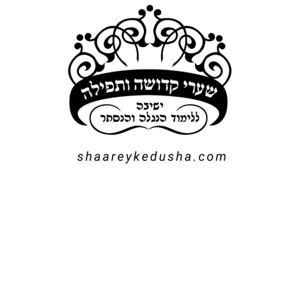 Les cours de Shaarey Kedousha