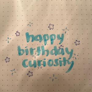 Curiosity Sings Happy Birthday to Itself