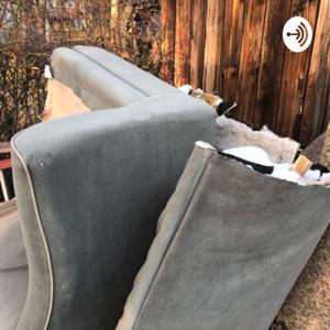 Girl On The Gray Couch