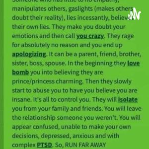Freedom From The Narcissists