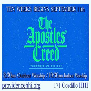 Apostles Creed Sermon Series at Providence Presbytarian Church