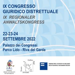 IX CONGRESSO GIURIDICO DISTRETTUALE