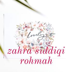 zahra siddiqi rohmah