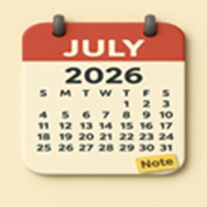 July 2026 Calendar
