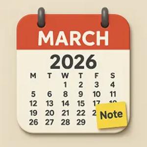March 2026 Calendar