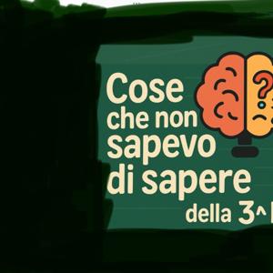 COSE CHE NON SAPEVO DI SAPERE