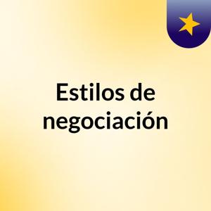 Estilos de negociación