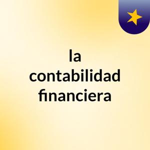 la contabilidad financiera