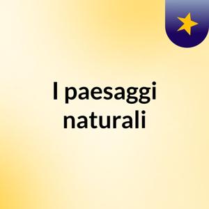 I paesaggi naturali