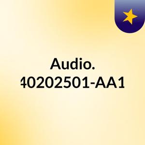 Audio. GA4-240202501-AA1-EV02.