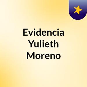 Evidencia Yulieth Moreno
