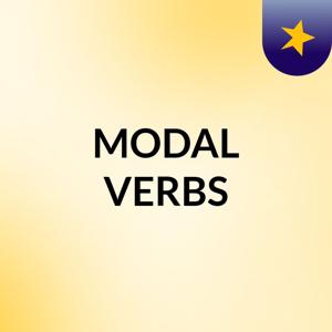 MODAL VERBS