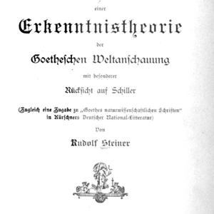 Linee fondamentali di una gnoseologia della concezione goethiana del mondo