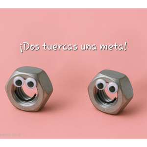 Dos tuercas y una meta