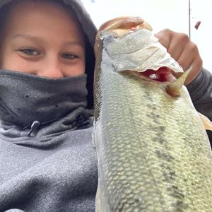 Bass fishing fanatic