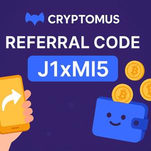 Cryptomus Referral Code: J1xMl5