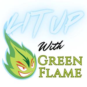 Lit Up With Green Flame