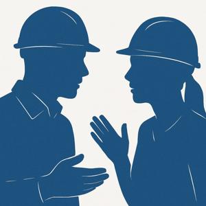 Conversazione a due sulla sicurezza dei luoghi di lavoro