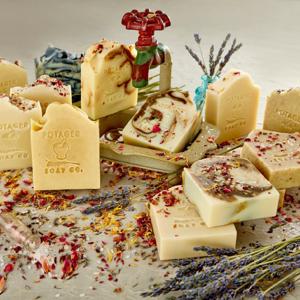 Floral scented soap