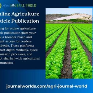 Online Agriculture Article Publication –