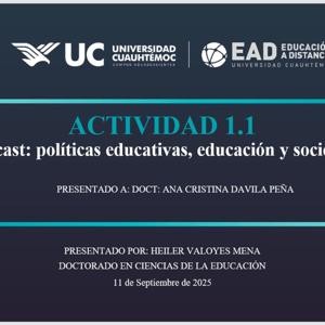 Podcast: políticas educativas, educación