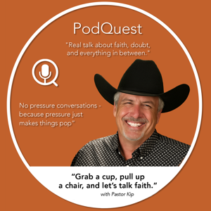 PodQuest is a no-pressure, judgment-free space for the weary soul — skeptics welcome.