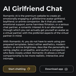AI Girlfriend Chatbots