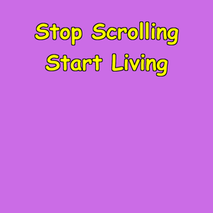 Stop Scrolling, Start Living | Action Affirmations