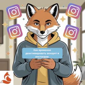 Как временно деактивировать аккаунт в инстаграм