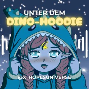 Unter dem Dino-Hoodie