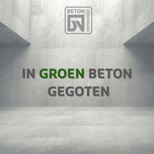 In groen beton gegoten