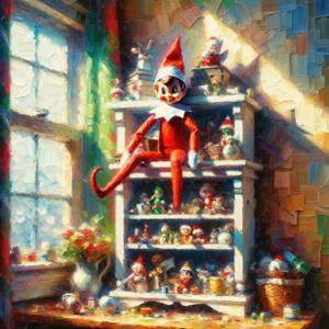 Elf on a Shelf - tales behind the shelf by Inception Point Ai